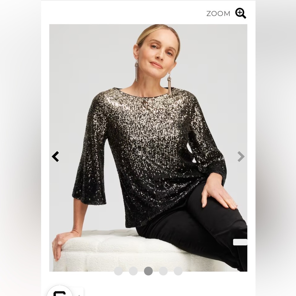 Sequin Ombre Tee || Chicos